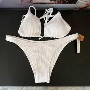 VS PINK Crinkle Bikini Set